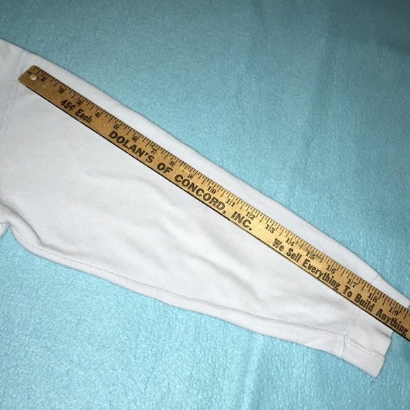 CHEROKEE long sleeve light blue embroidered emblem top size M - Picture 3 of 5